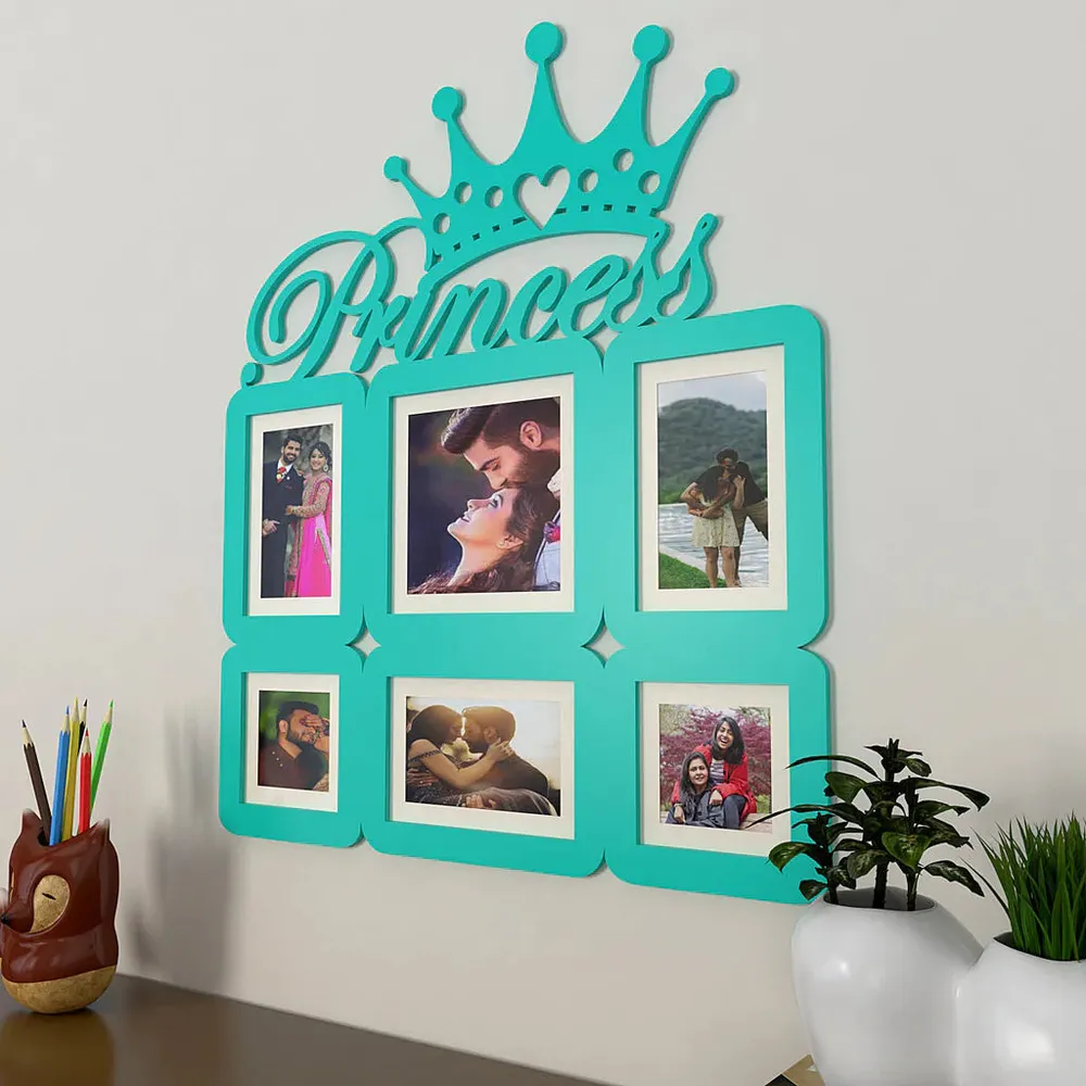 Princess Turquoise Hanging Photo Frame Regular