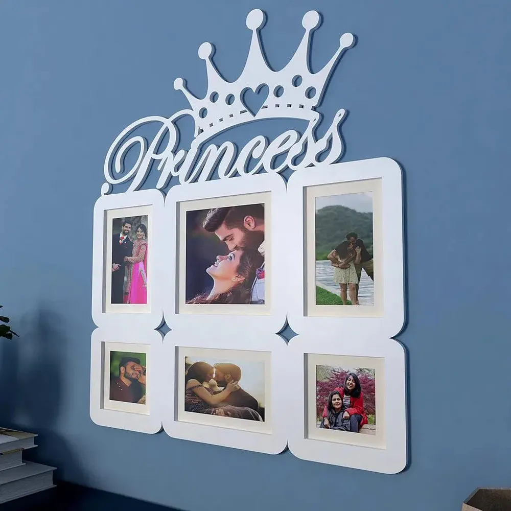 Princess White Hanging Photo Frame White, Regular