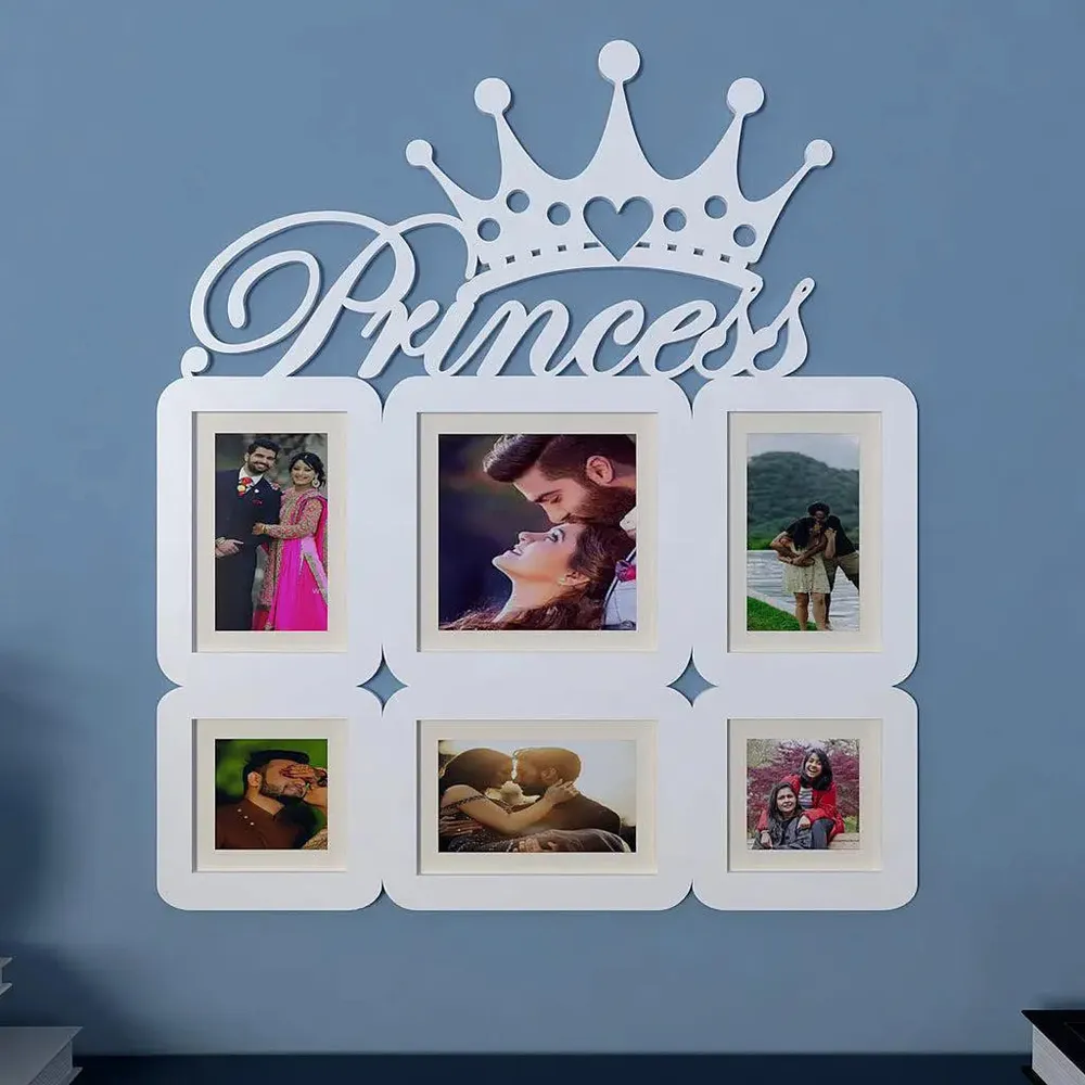 Princess White Hanging Photo Frame White, Regular