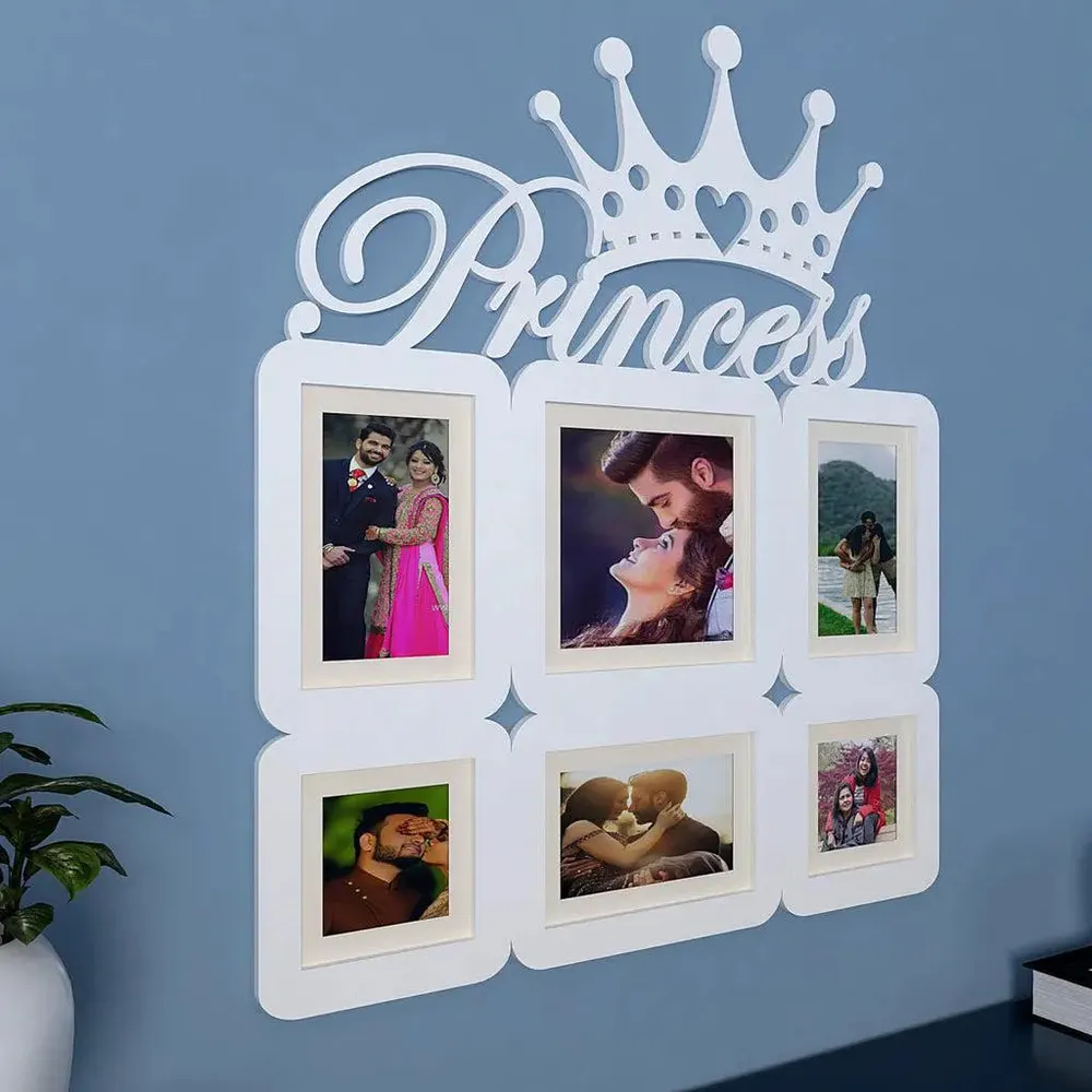Princess White Hanging Photo Frame White, Regular