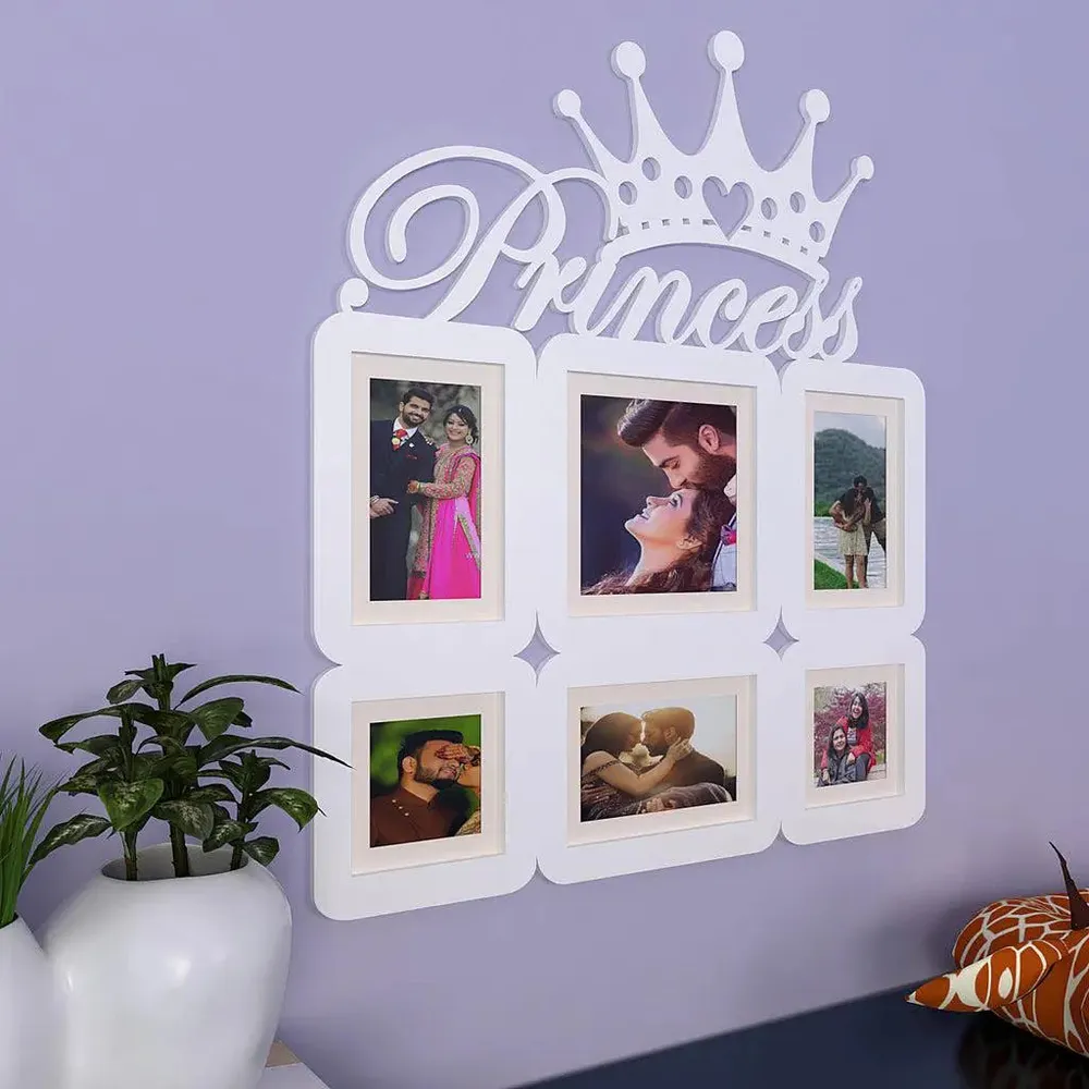 Princess White Hanging Photo Frame White, Regular