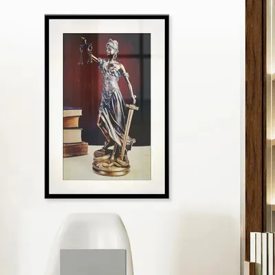 Printed Framed Wall Art for Lawyer's Office
