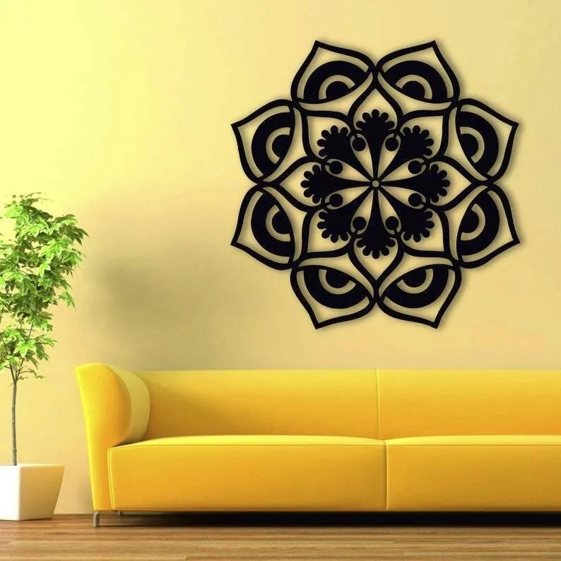 Quaint Mandala Metal Wall Decor