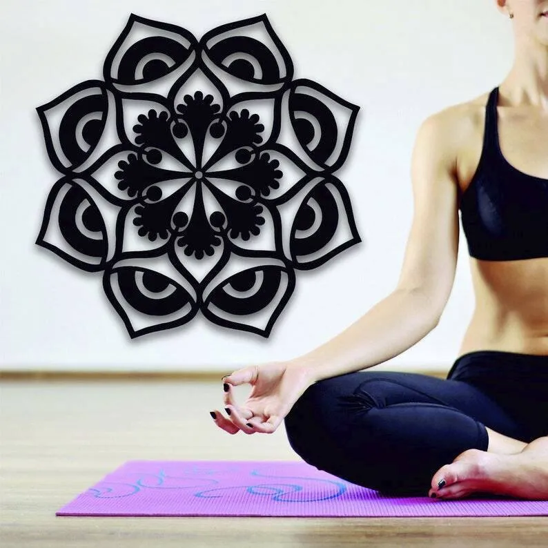 Quaint Mandala Metal Wall Decor