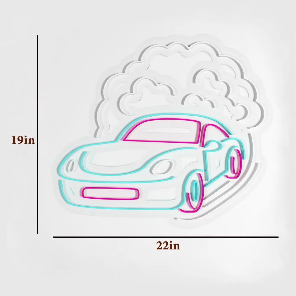 Racing car Neon LED Light