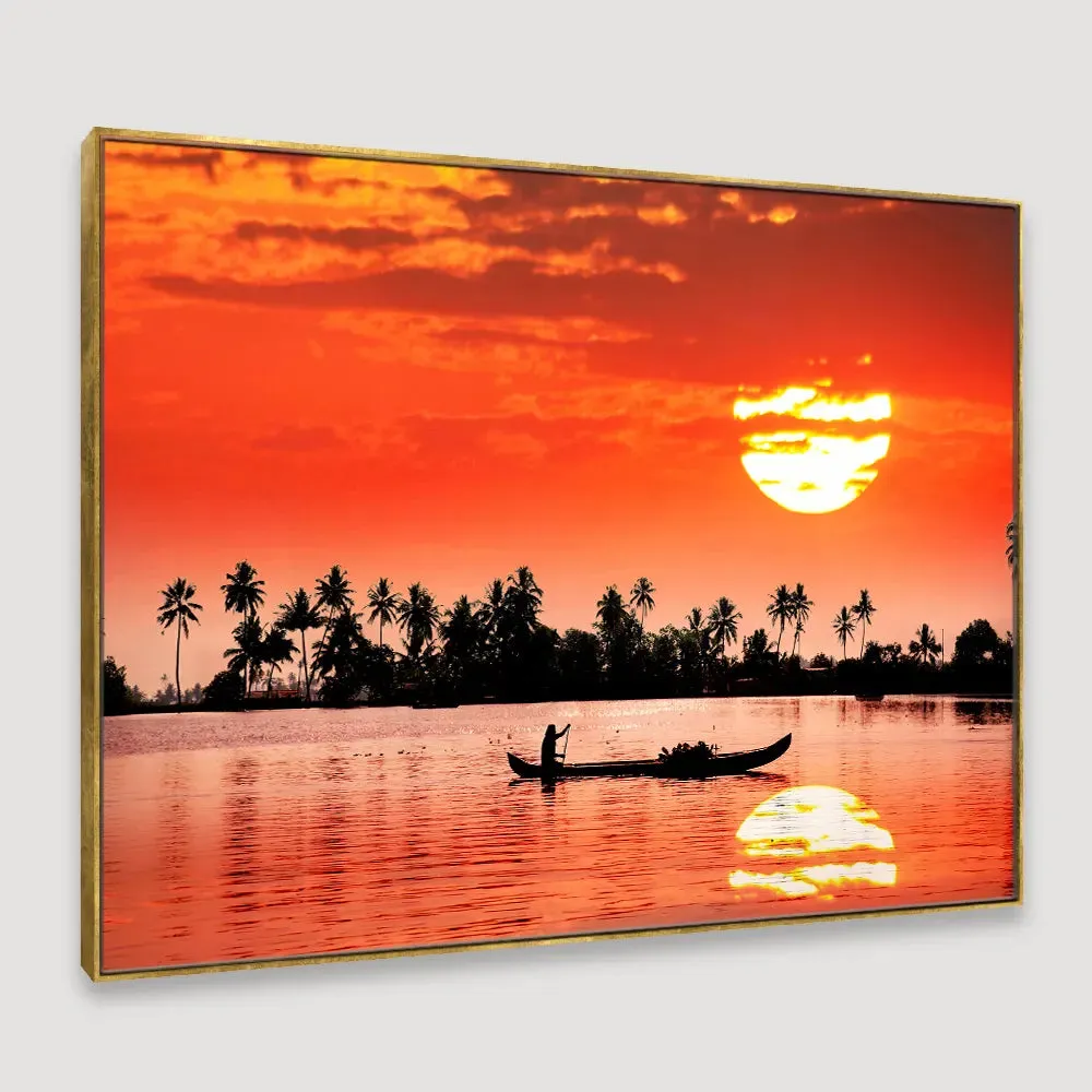 Radiant Dawn Framed Wall Art With Frame