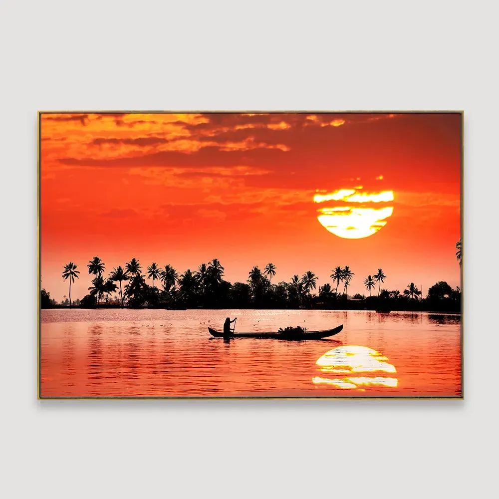 Radiant Dawn Framed Wall Art With Frame