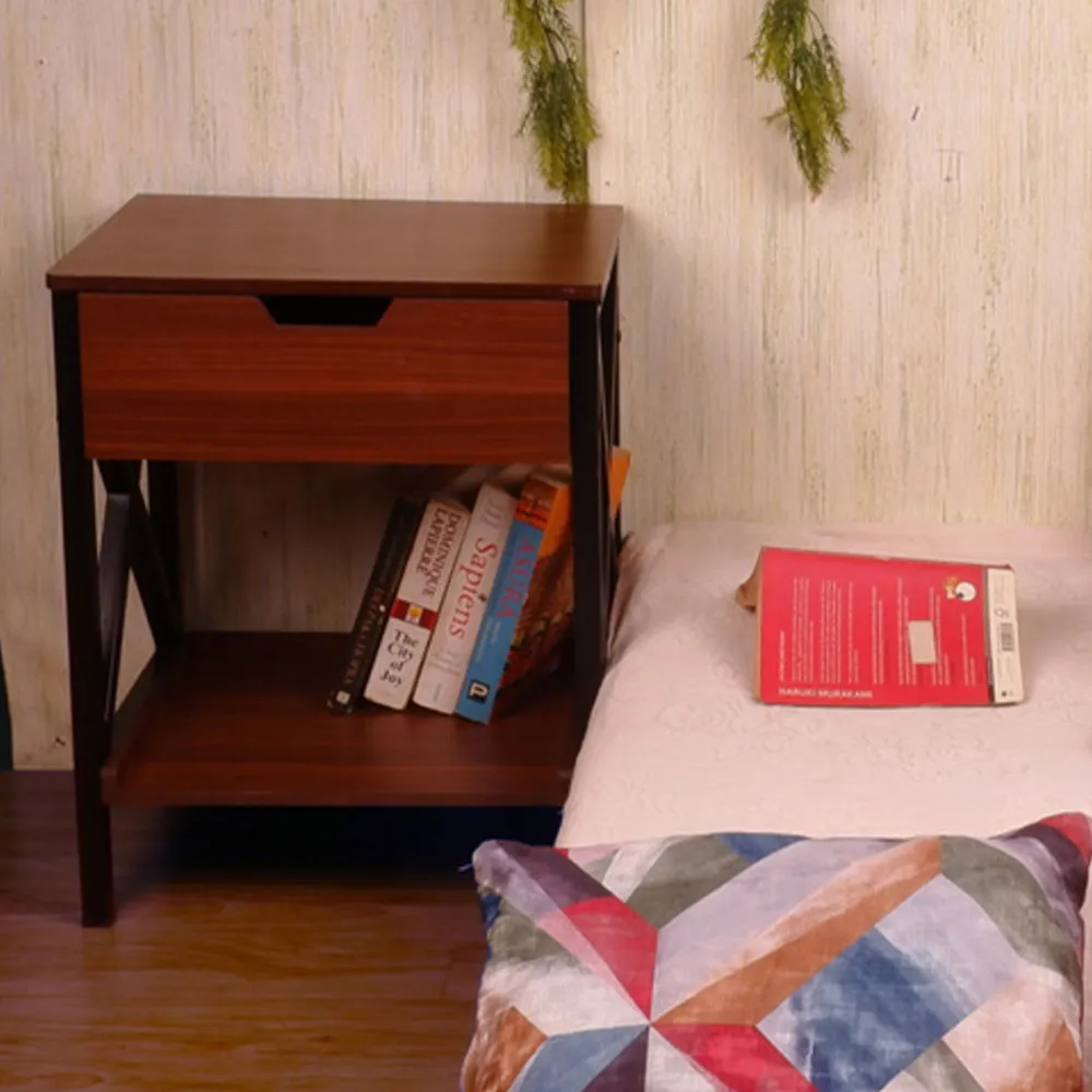 Raytrees Wooden Drawer Table Single Piece