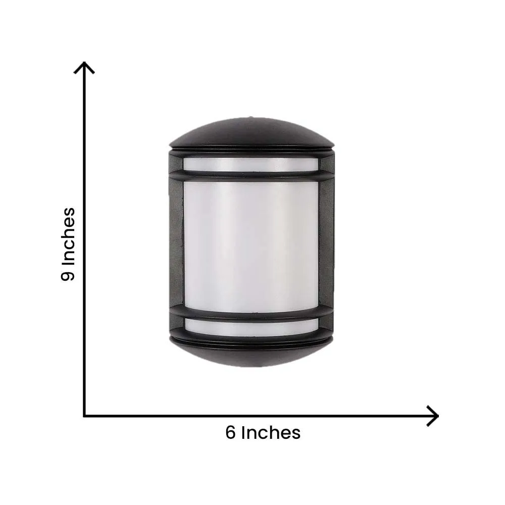 Rectangular Warm Decorative Outdoor Wall Fixture Single Piece