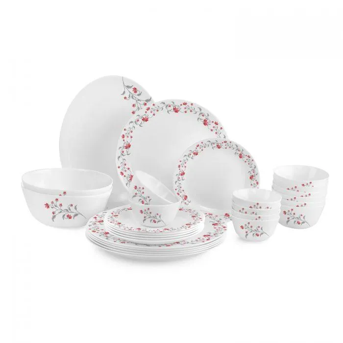 Red Grapevine Rich Dinner Set of 27 Pieces