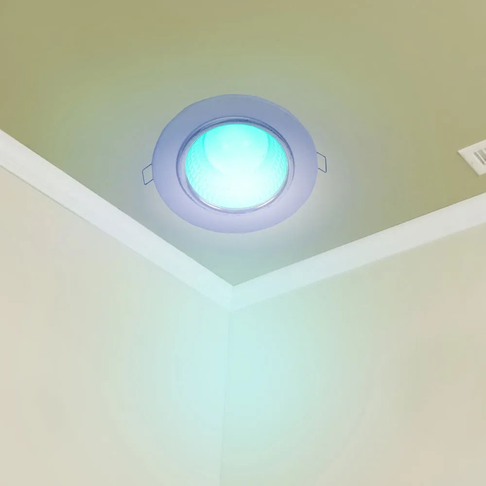 Red Halo Decorative Flush Mount Light