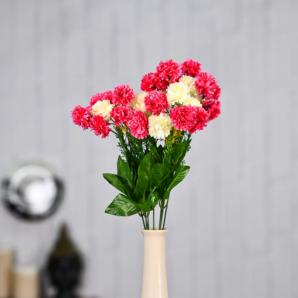 Red & Yellow Bunch Of Artificial Daisy