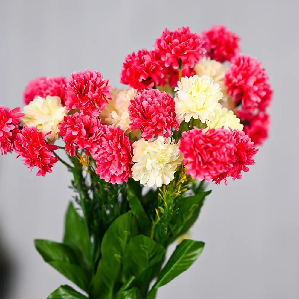 Red & Yellow Bunch Of Artificial Daisy