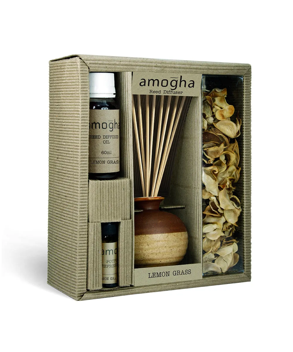 Reed Diffuser Fragrance Gift Set (French Lavender / Lemon Grass ) FRENCH LAVENDER