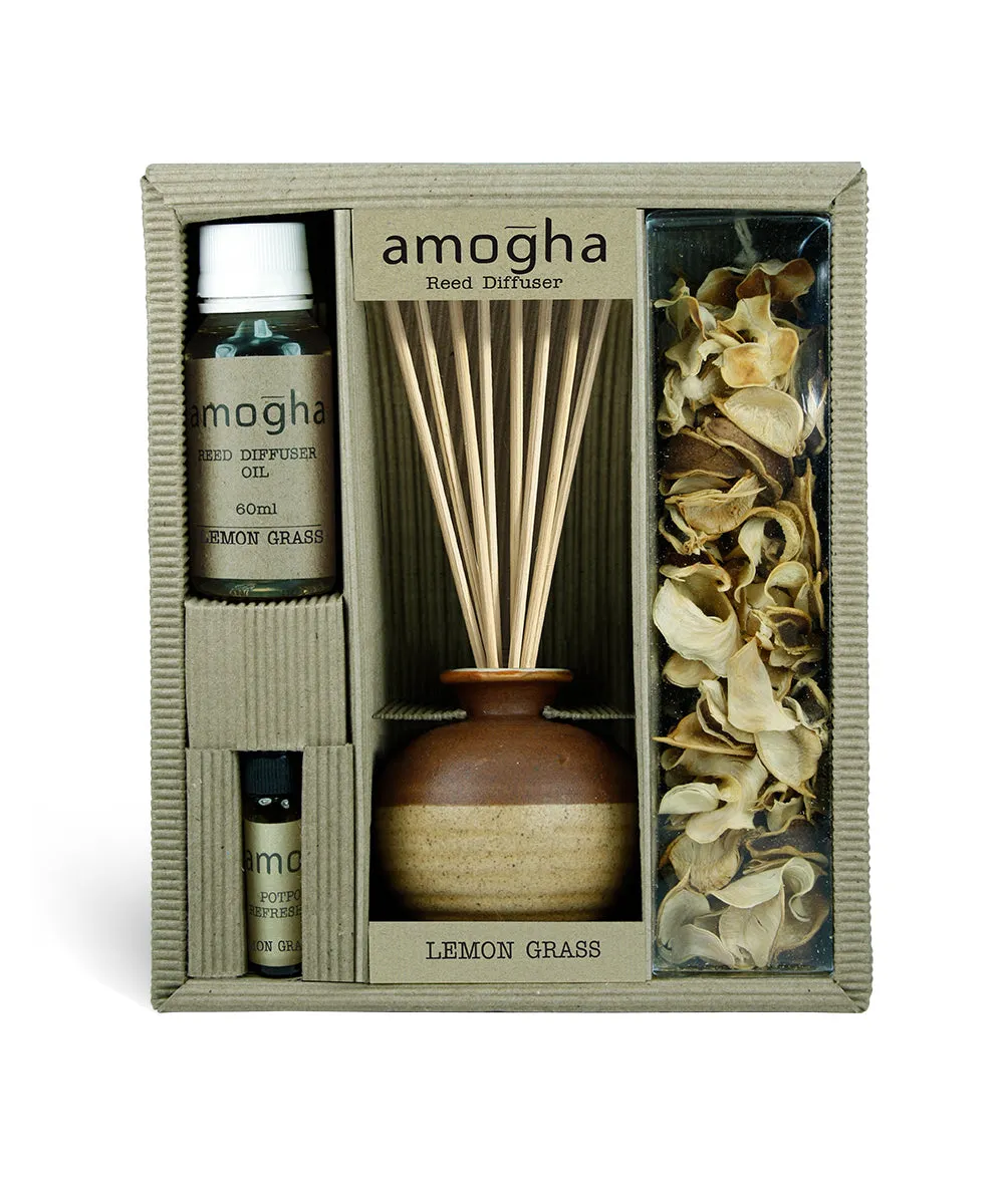 Reed Diffuser Fragrance Gift Set (French Lavender / Lemon Grass ) FRENCH LAVENDER