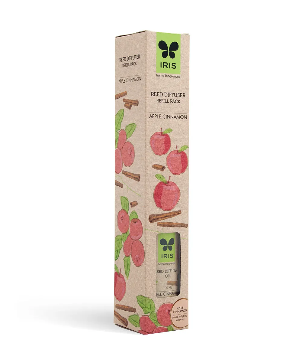 Reed Diffuser Refill Pack 100 ml (Lavender/ Apple Cinnamon / Lemon Grass / Amber Rose) AMBER ROSE