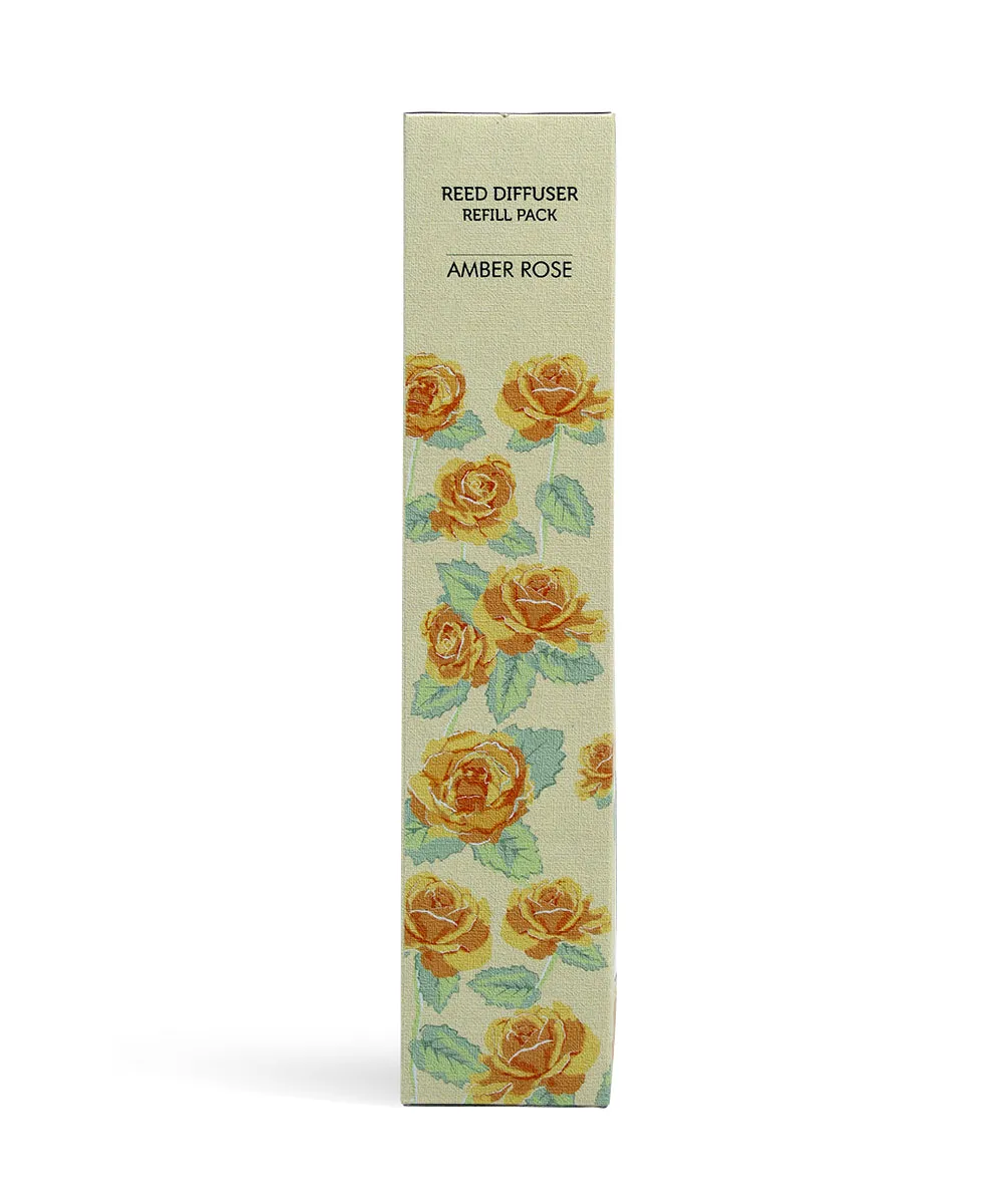 Reed Diffuser Refill Pack 100 ml (Lavender/ Apple Cinnamon / Lemon Grass / Amber Rose) AMBER ROSE
