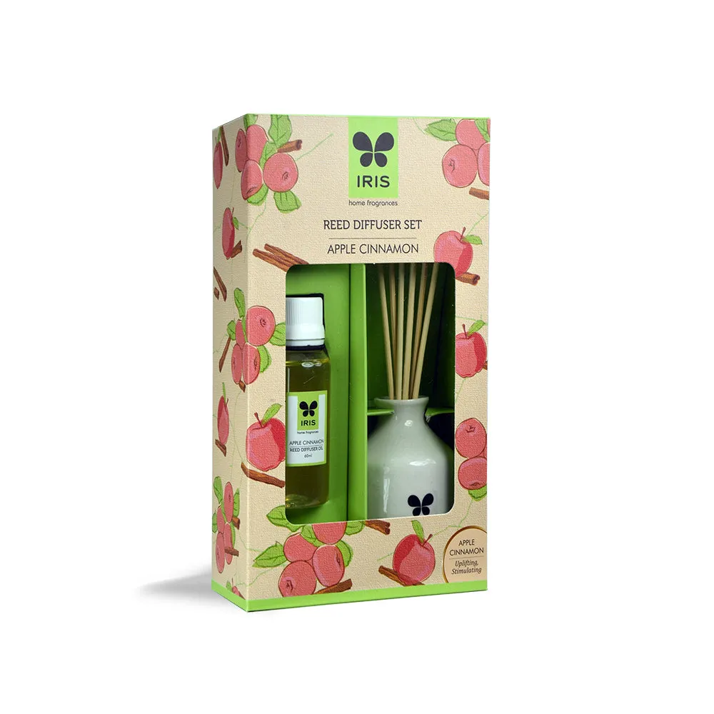 Reed Diffuser Set with 60 ml aroma oil (Apple Cinnamon/ Lavender / Lemon Grass) LEMON GRASS