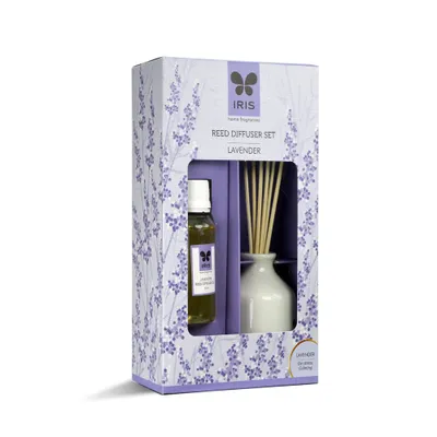 Reed Diffuser Set with 60 ml aroma oil (Apple Cinnamon/ Lavender / Lemon Grass)