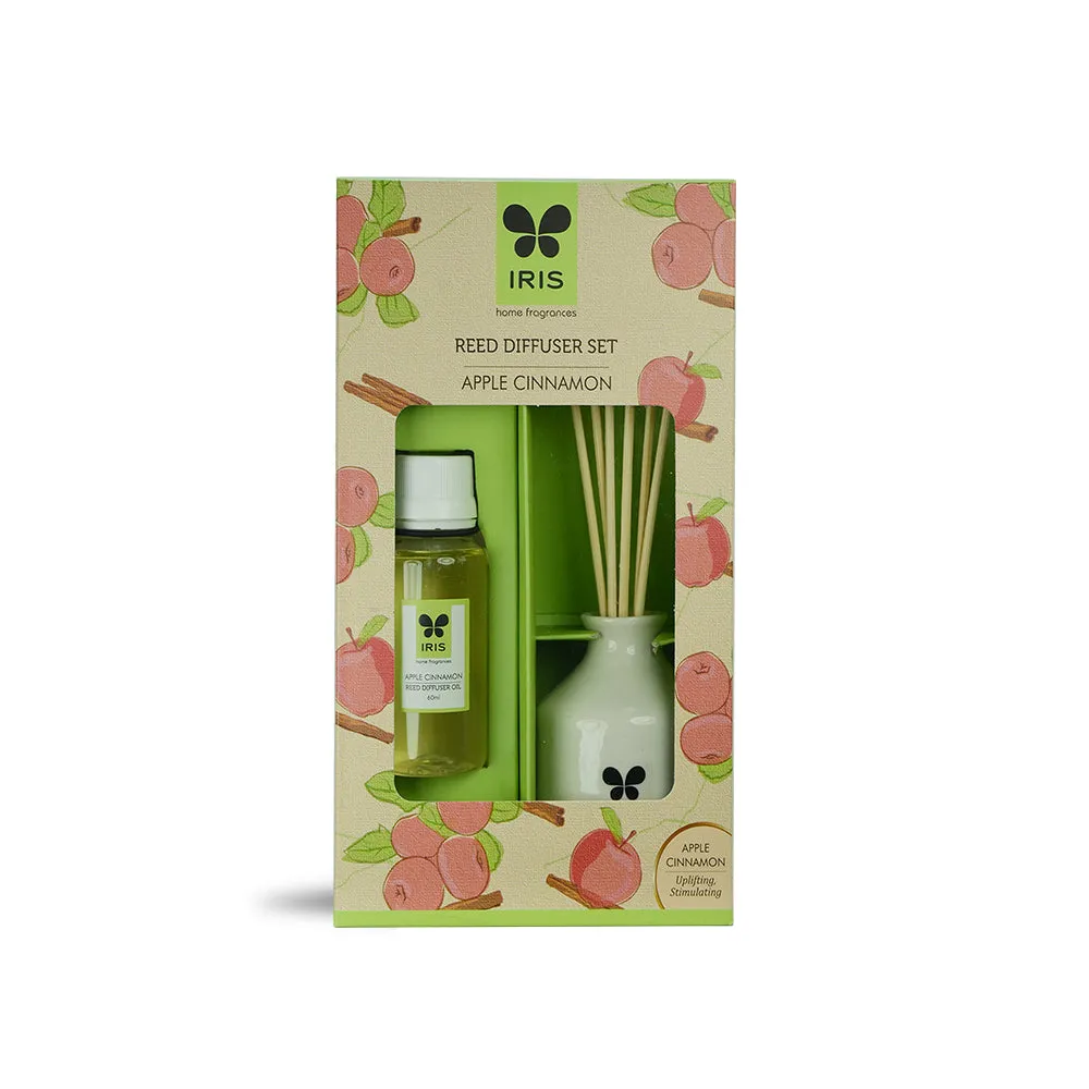 Reed Diffuser Set with 60 ml aroma oil (Apple Cinnamon/ Lavender / Lemon Grass) LEMON GRASS