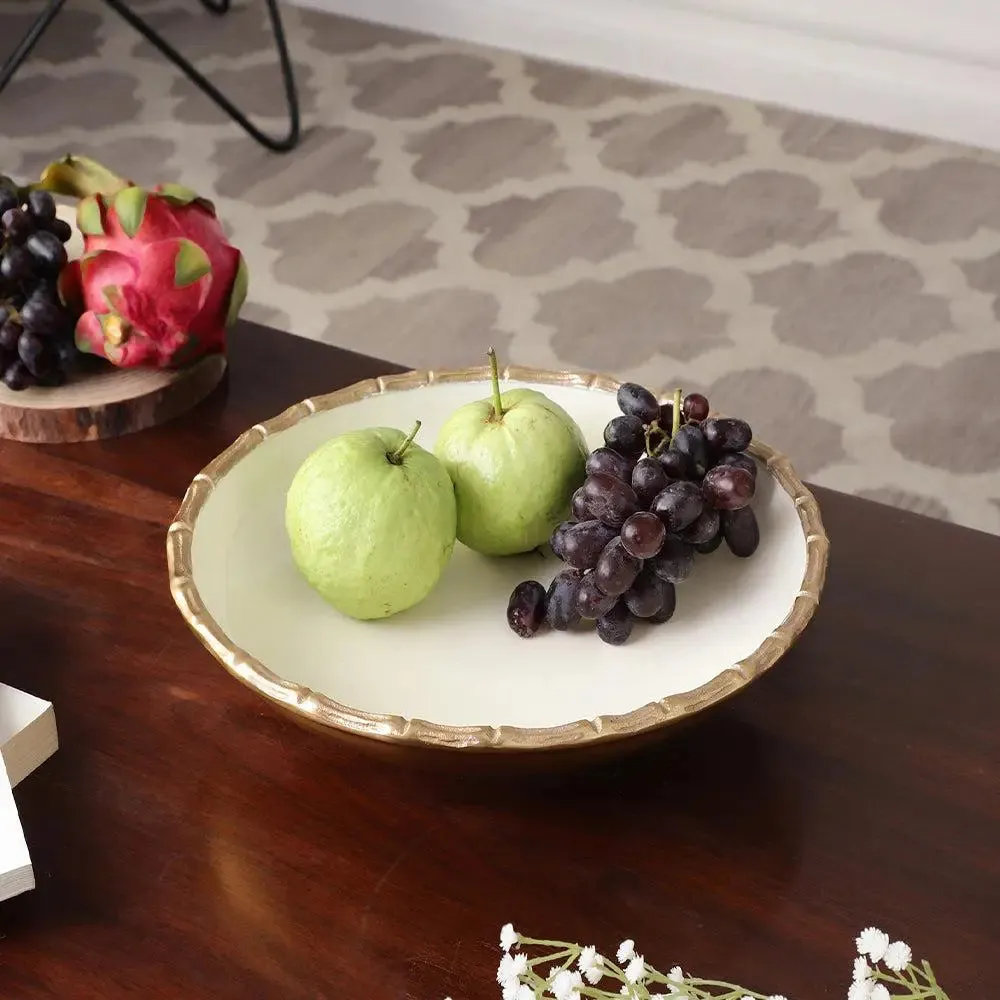 Regal Designer Serveware Bowl in Ivory Colour