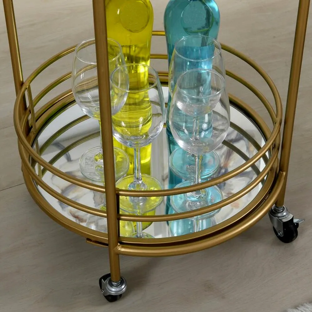 Regular Classic Metal Storage Rack Trolley