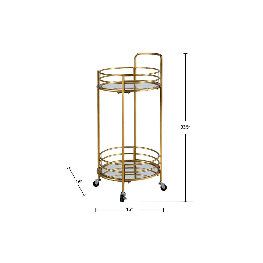 Regular Classic Metal Storage Rack Trolley
