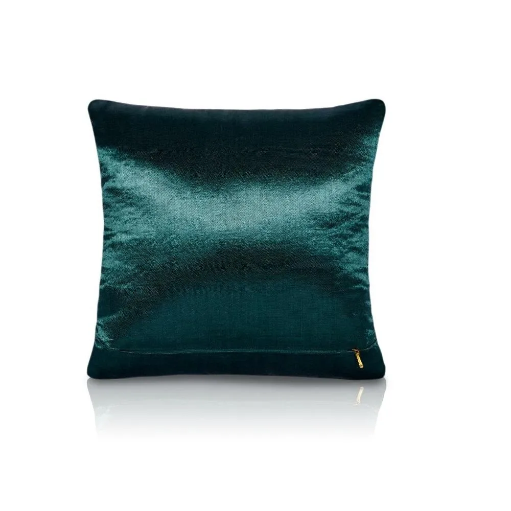 Reindeer Velvet Pillow Cover with Beautiful Embroidery
