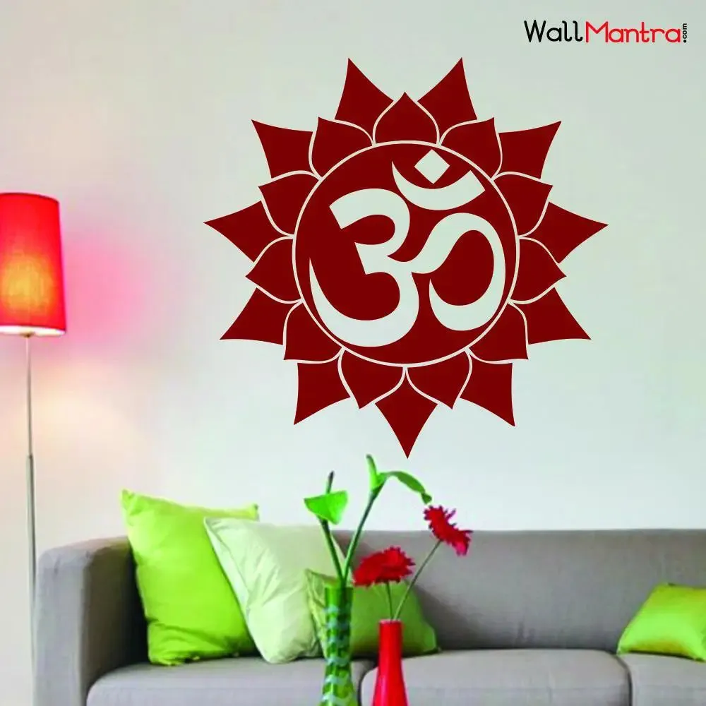 Religious Om Wall Sticker