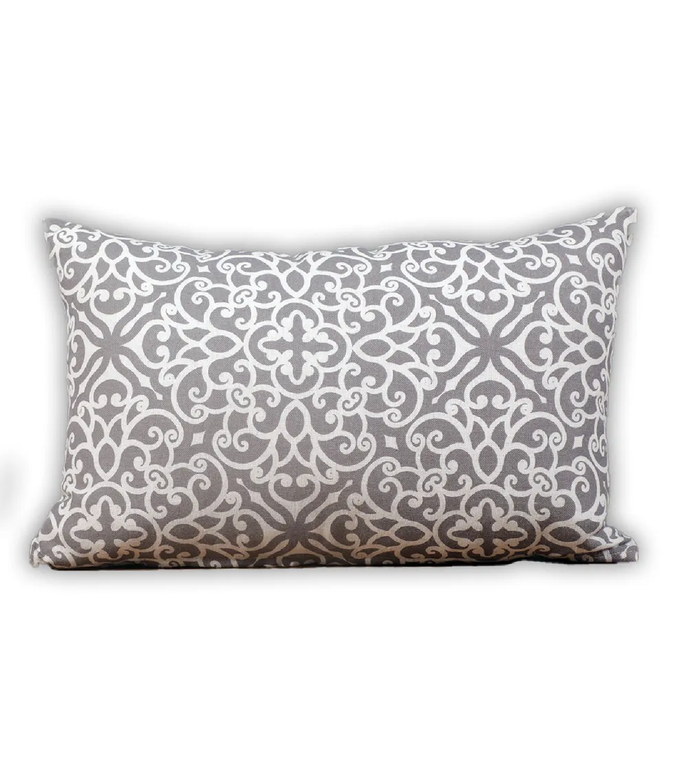 Rep White Pattern Cushion Cover