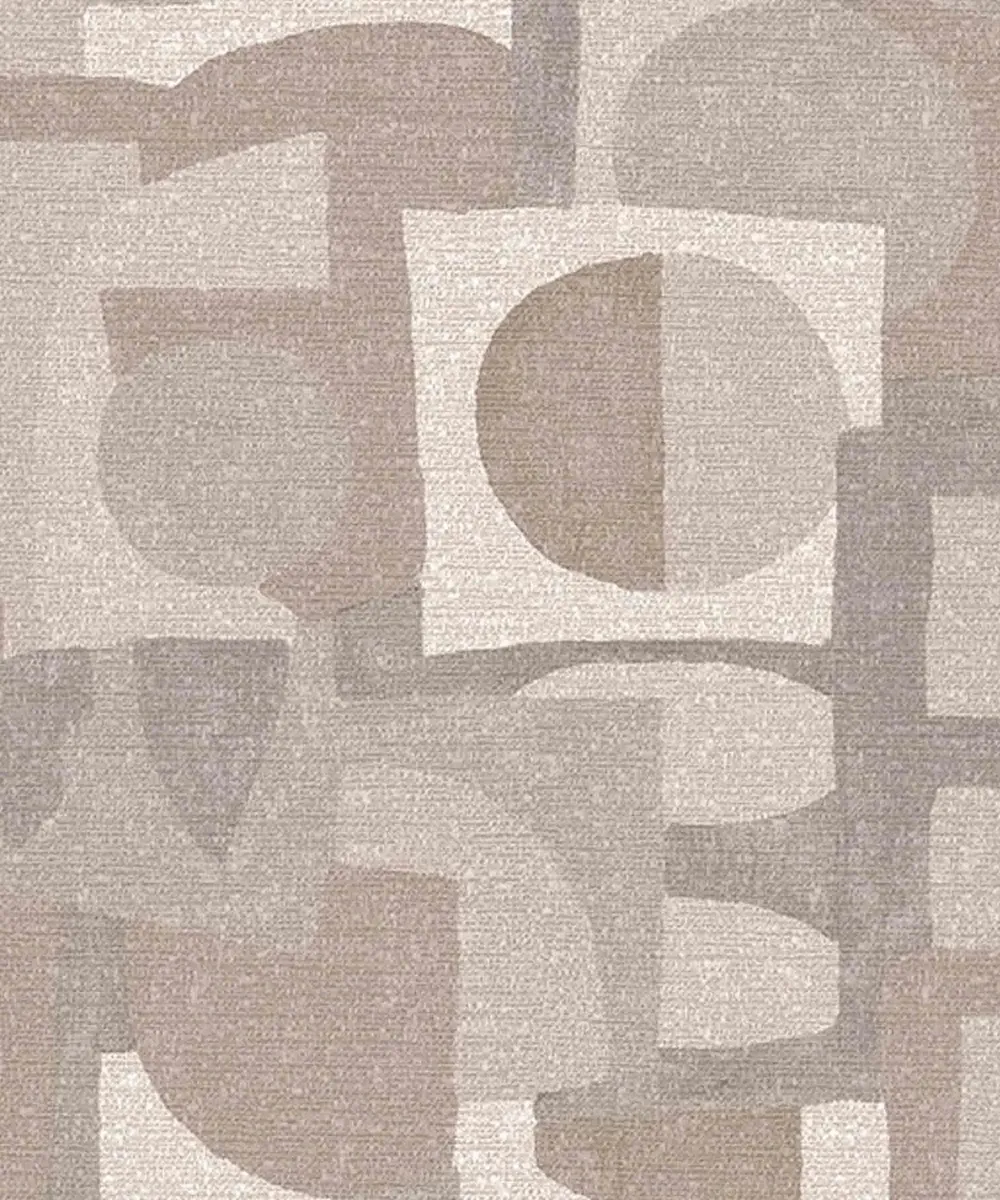 Retro Geometric Textured Premium Wallpaper- The Modernist Collection green