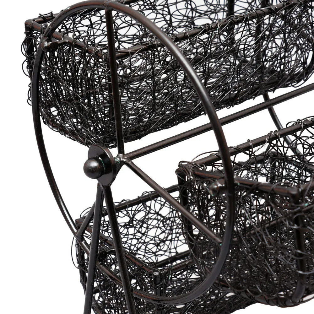 Revolved Black Entangled Masala- Dry Fruits Server