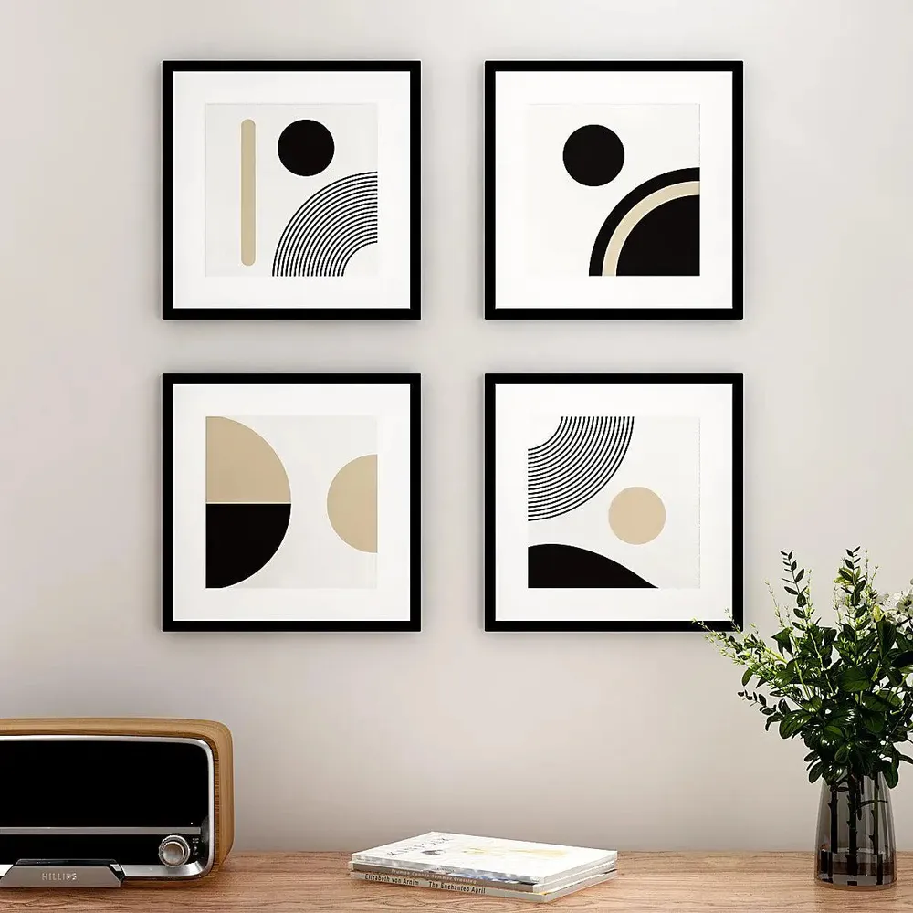 Rhythm &amp; Harmony Framed Wall Art Set of 4
