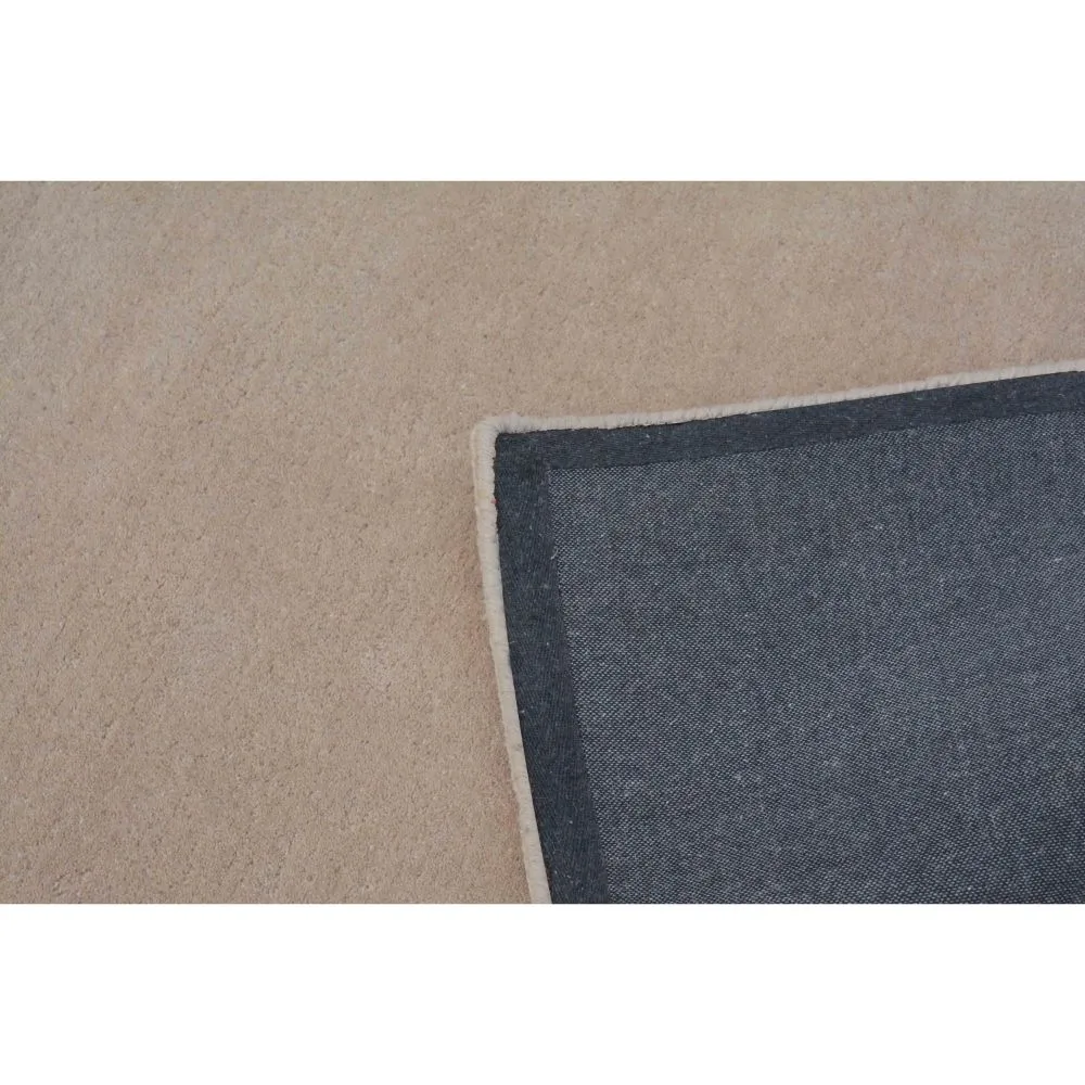 Rich Beige Basic Tufted Area Carpet 2X5ft