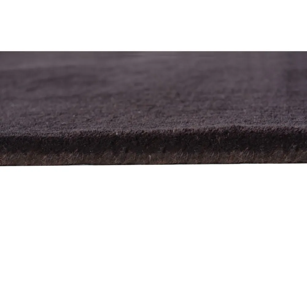 Rich Brown Basic Tufted Area Carpet 2X5ft