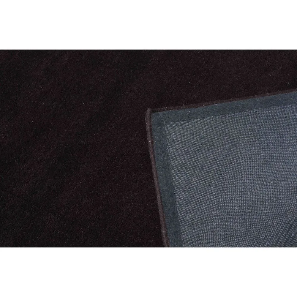 Rich Brown Basic Tufted Area Carpet 2X5ft