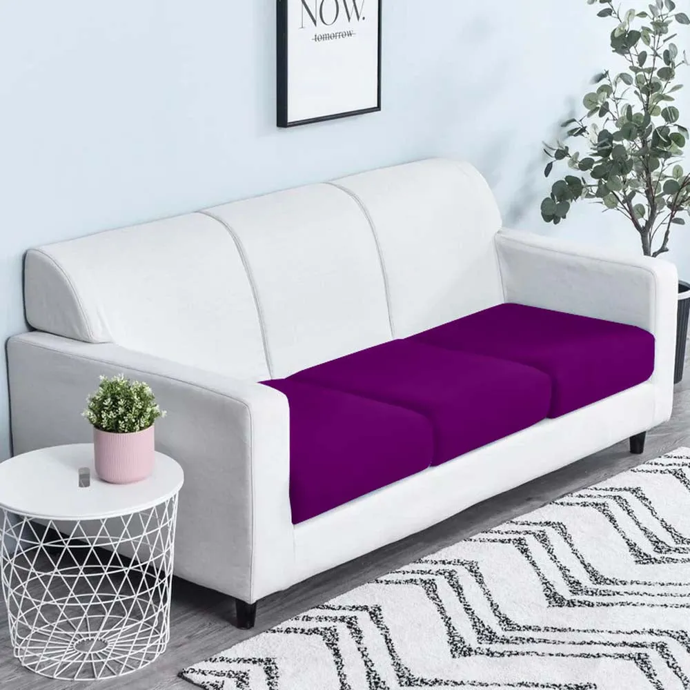 Rich Magenta Strechable Sofa Seat Cover Set of 2/4/6/8 Pack of 2
