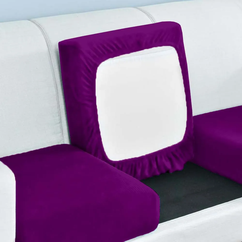 Rich Magenta Strechable Sofa Seat Cover Set of 2/4/6/8 Pack of 2