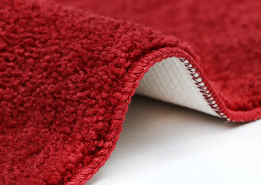 Rich Maroon High Quality Microfiber Bedside Runner