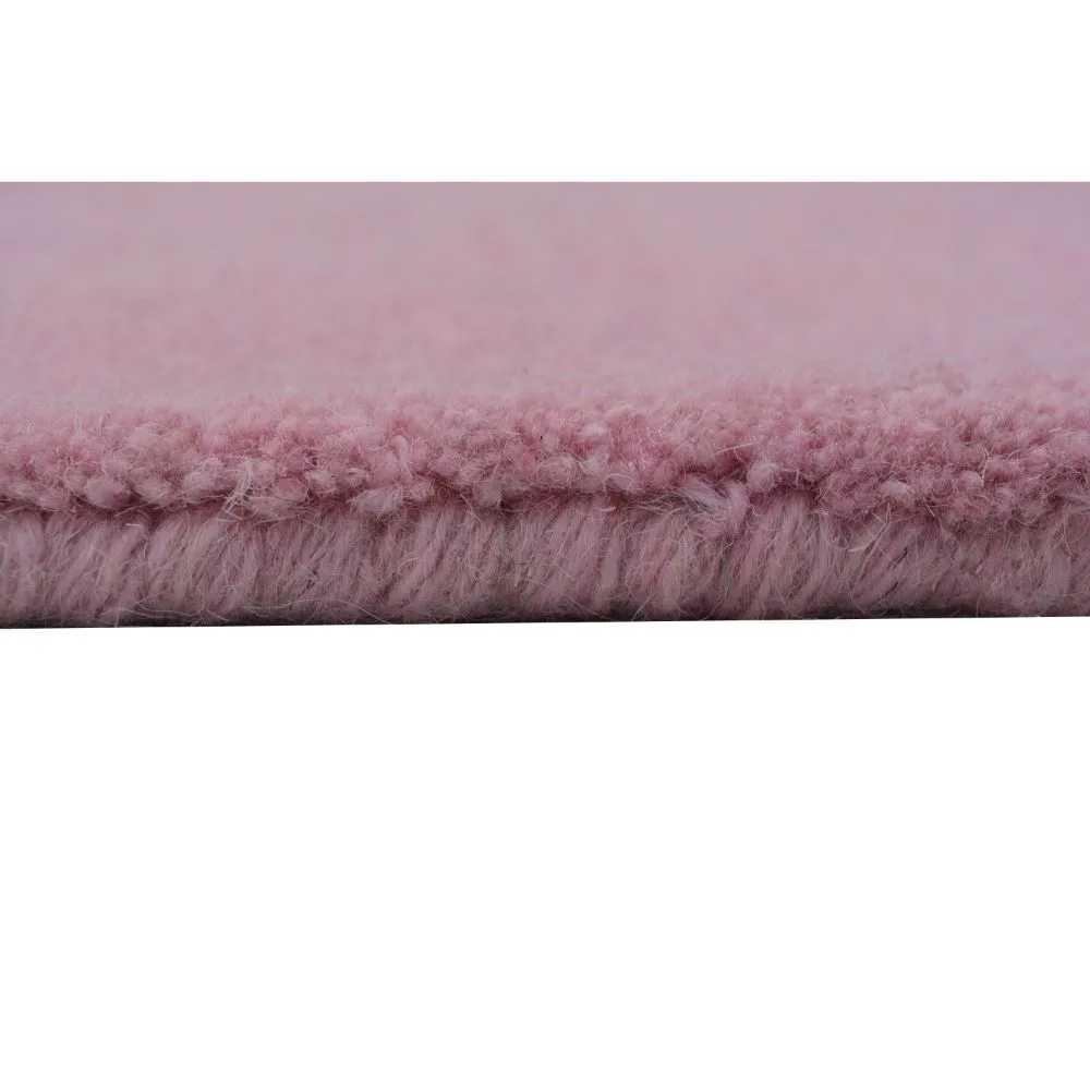 Rich Pink Basic Tufted Area Carpet 2X5ft