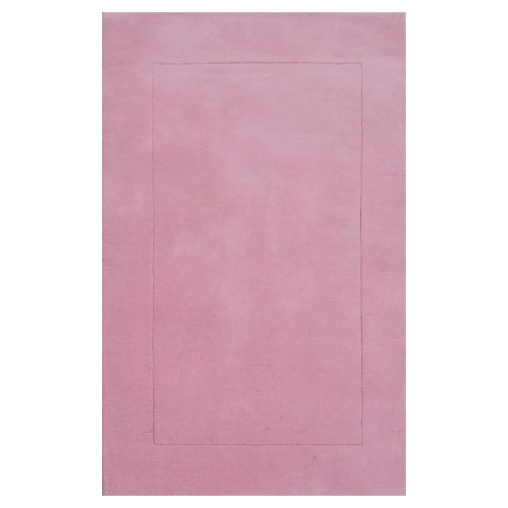Rich Pink Basic Tufted Area Carpet 2X5ft