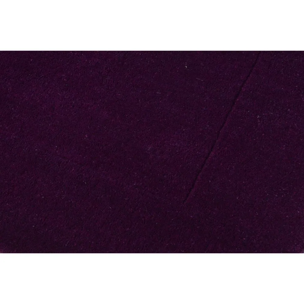 Rich Purple Basic Tufted Area Carpet 2X5ft