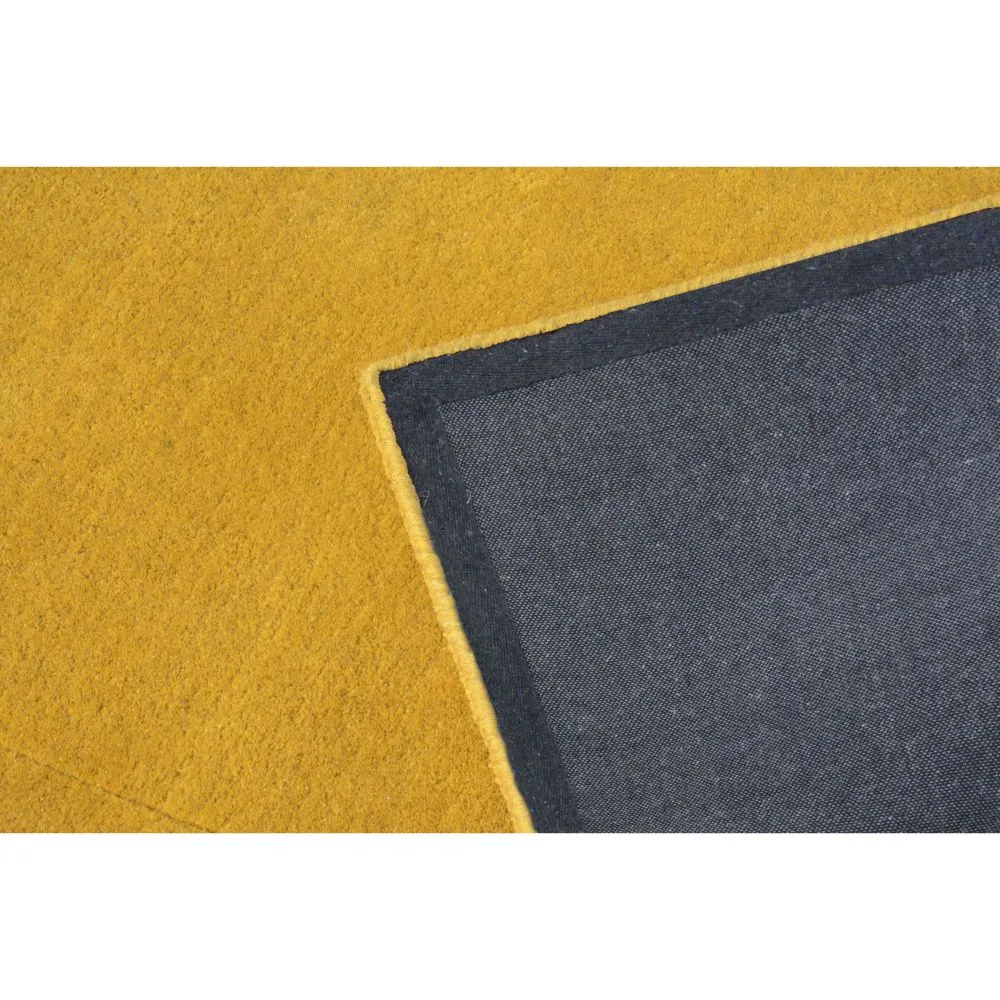 Rich Yellow Basic Tufted Area Carpet 2X5ft