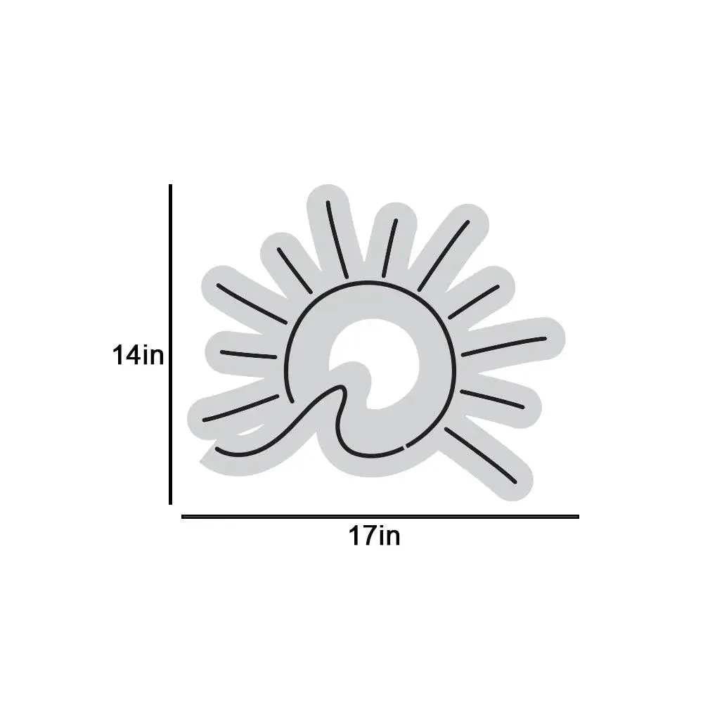 Rising Sun Yellow LED Neon Light