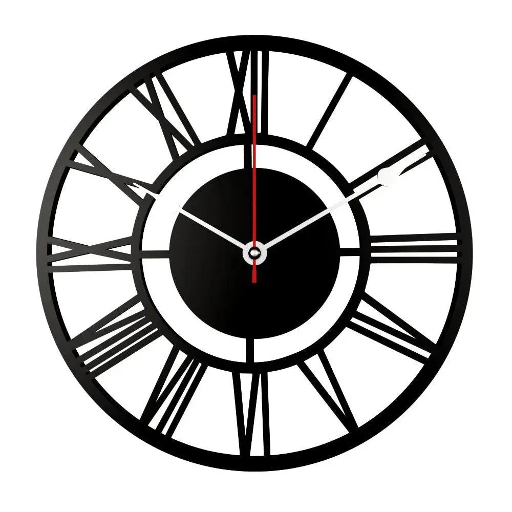 Roman Number Decorative Wall Clock