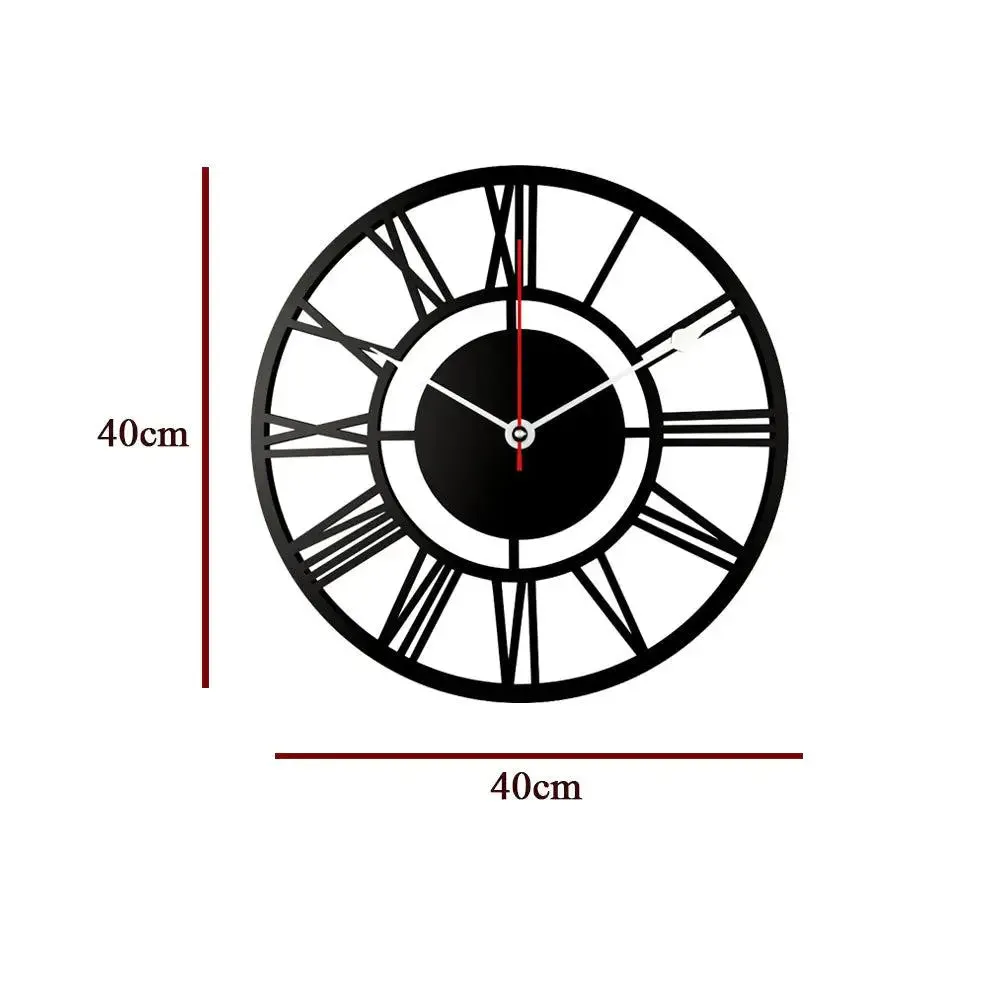 Roman Number Decorative Wall Clock
