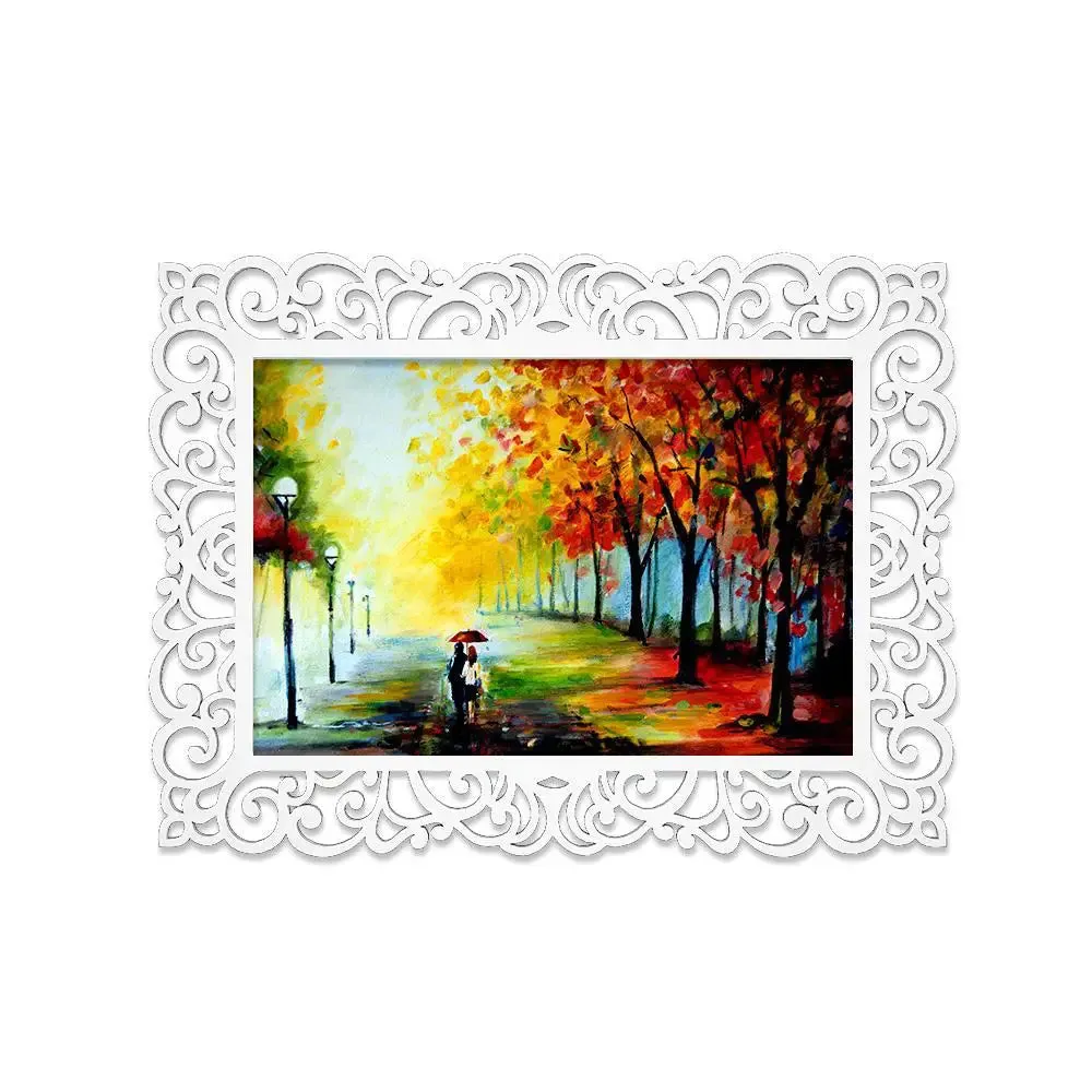 Romantic Canvas Print in Decorative Frame