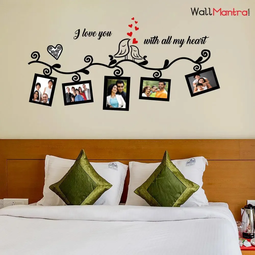Romantic Photo Frame Wall Sticker