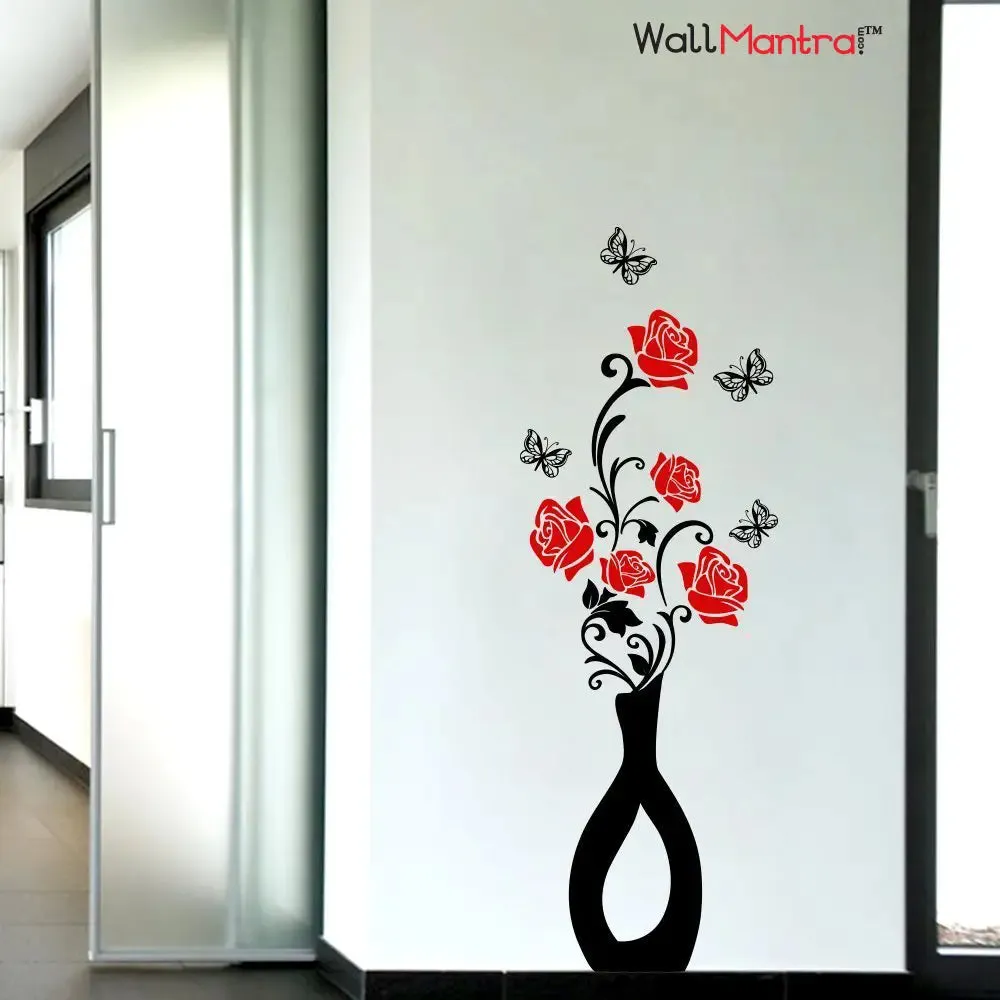 Rose Flower Wall Sticker & Decal