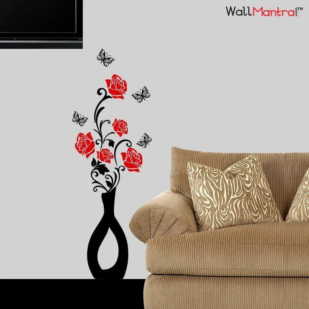 Rose Flower Wall Sticker & Decal